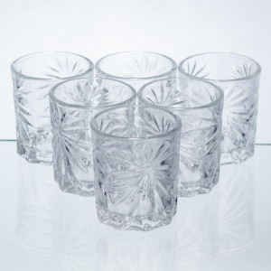 Набір чарок для міцних напоїв Shot glass 6 штук по 75 мл HP-17-36