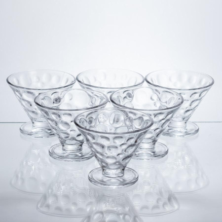 Набір креманок на ніжці Dessert Bowl 6 штук по 180 мл HP-17-53