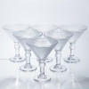 Набір келихів для мартіні Martini Glass 6 штук по 215 мл коктейльні HP-17-56