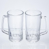 Набір кухлів для пива Patterned Stein скляних 2 штуки по 530 мл HP-17-61