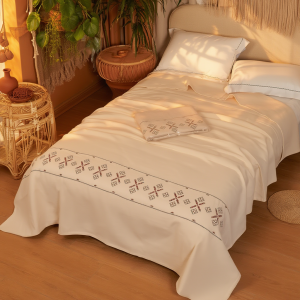 Покривало на ліжко 200*230 см льон Colorful Home 503-55-34. Photo 2