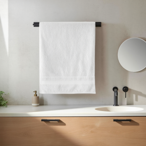 Рушник для обличчя 50*95 см котоновий білий Colorful Home 506-22-B-72W. Photo 2