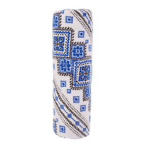 Серветки в рулоні Вишиванка 25*25 см із мікрофібри синій Colorful Home 515-12-60BL
