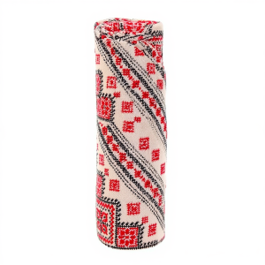 Серветки в рулоні Вишиванка 25*25 см із мікрофібри червоний Colorful Home 515-12-60R