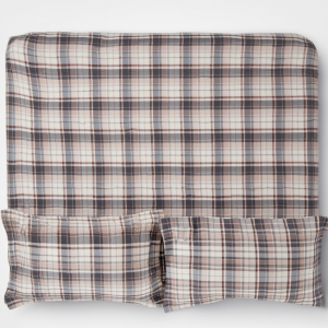 Комплект трикотажний простирадло на резинці 180*200 см з наволочками checkered 004-107-18-48-3-3. Photo 3