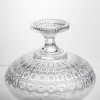 Фруктовниця на ніжці скляна Queen Lace 32 см під кришталь Yiwu HP-34-47