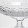 Фруктовниця на ніжці скляна Queen Lace 32 см під кришталь Yiwu HP-34-47