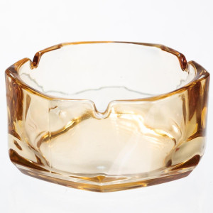 Попільничка скляна Diamond Faceted 12 см, золотистий Yiwu HP-34-78