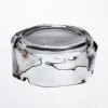 Попільничка скляна Diamond Faceted 12 см, сірий Yiwu HP-34-79