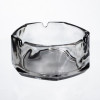 Попільничка скляна Diamond Faceted 12 см, сірий Yiwu HP-34-79