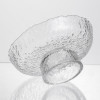 Фруктовниця на ніжці Ice Textured 15 см з крижаною текстурою скла Yiwu HP-34-88