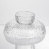 Фруктовниця на ніжці Ice Textured 15 см з крижаною текстурою скла Yiwu HP-34-88