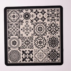 Килимок універсальний Ornament 58*58 см діатомітовий Yiwu HP-42-155