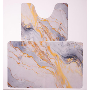 Набір килимків для ванної та туалету Golden Marble 50*80/40*50 см Yiwu HP-42-179