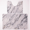 Набір килимків для ванної та туалету White Marble 50*80/40*50 см Yiwu HP-42-181