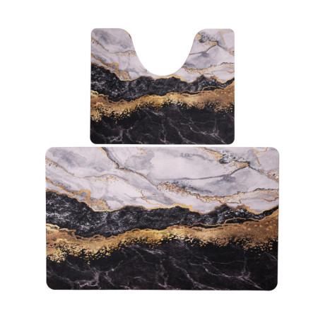 Набір килимків для ванної та туалету Modern Marble 50*80/40*50 см Yiwu HP-42-182