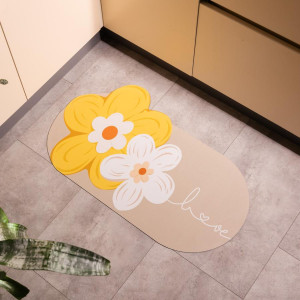 Килимок діатомітовий універсальний Love 75*45 см, какао Yiwu HP-42-187. Photo 2