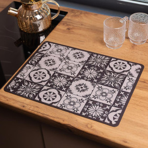 Килимок діатомітовий для сушіння посуду Azulejo 40*30 см Yiwu HP-42-189. Photo 2
