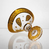 Цукерниця скляна Bogema Gold 15 см Yiwu HP-34-134