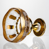 Ваза для фруктів скляна Bohemia Gold 26 см Yiwu HP-34-137