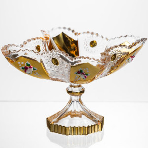 Цукерниця скляна Crystal 12 см Yiwu HP-34-139