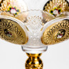 Ваза для фруктів скляна Gold Glass 22 см Yiwu HP-34-140