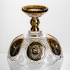 Ваза для фруктів скляна Gold Glass 22 см Yiwu HP-34-140