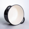 Каструля чавунна емальована 5 л, чорний Yiwu HP-FLG-2 BLACK