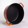 Кокотниця чавунна емальована 6 л, помаранчевий Yiwu HP-FLG-6 ORANGE
