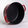 Кокотниця чавунна емальована 6 л, червоний Yiwu HP-FLG-6 RED