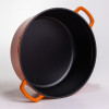 Кокотниця чавунна емальована 7,5 л, помаранчевий Yiwu HP-FLG-7 ORANGE