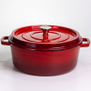Кокотниця чавунна емальована 7,5 л, червоний Yiwu HP-FLG-7 RED