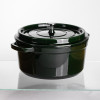 Кокотниця чавунна емальована 4,5 л, малахіт Yiwu HP-FLG-11 green