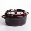 Кокотниця чавунна емальована 6,5 л, бургунді Yiwu HP-FLG-12 burgundy