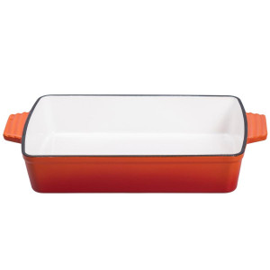 Форма для запікання чавунна 3 л, помаранчевий Yiwu HP-FLG-16 ORANGE