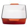 Форма для запікання чавунна 3 л, помаранчевий Yiwu HP-FLG-16 ORANGE