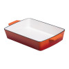 Форма для запікання чавунна 3 л, помаранчевий Yiwu HP-FLG-16 ORANGE