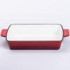 Форма для запікання чавунна 3 л червоний Yiwu HP-FLG-16 RED