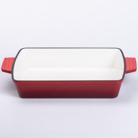 Форма для запікання чавунна 3 л червоний Yiwu HP-FLG-16 RED
