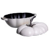 Каструля чавунна емальована Iron Tomato 2,5 л, білий Yiwu HP-FLG-20 BEIGE