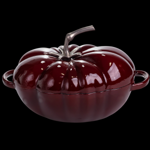 Каструля чавунна емальована Iron Tomato 2,5 л, бургунді Yiwu HP-FLG-20 burgundy