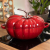 Каструля чавунна емальована Iron Tomato 2,5 л, червоний Yiwu HP-FLG-20 RED