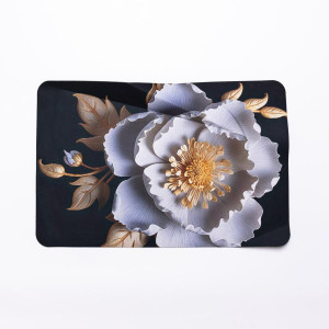Килимок з 3D-принтом Camellia 58*38 см діатомітовий Yiwu HP-42-104