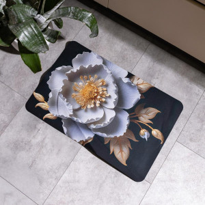 Килимок з 3D-принтом Camellia 58*38 см діатомітовий Yiwu HP-42-104. Photo 2
