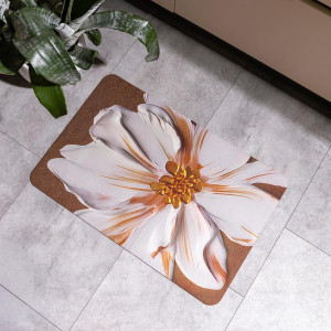 Килимок з 3D-принтом Impasto 58*38 см діатомітовий Yiwu HP-42-105. Photo 2