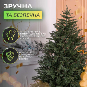 Ялинка штучна 1.8 м Буковинська зелена. Photo 3