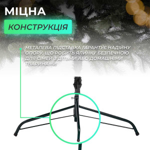 Ялинка штучна 1.3 м лита Карпатська зелена. Photo 3