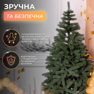 Ялинка штучна лита 1.1 м Косівська зелена. Photo 2