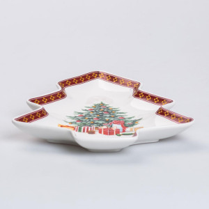 Блюдо сервірувальне Christmas фігурне 25,5*21 см. Photo 3