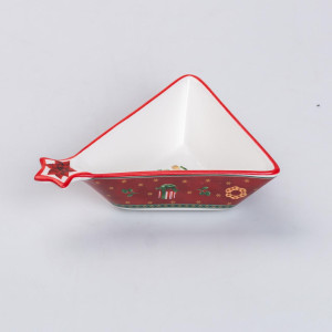 Салатниця Christmas фігурна 14,5*12 см. Photo 3